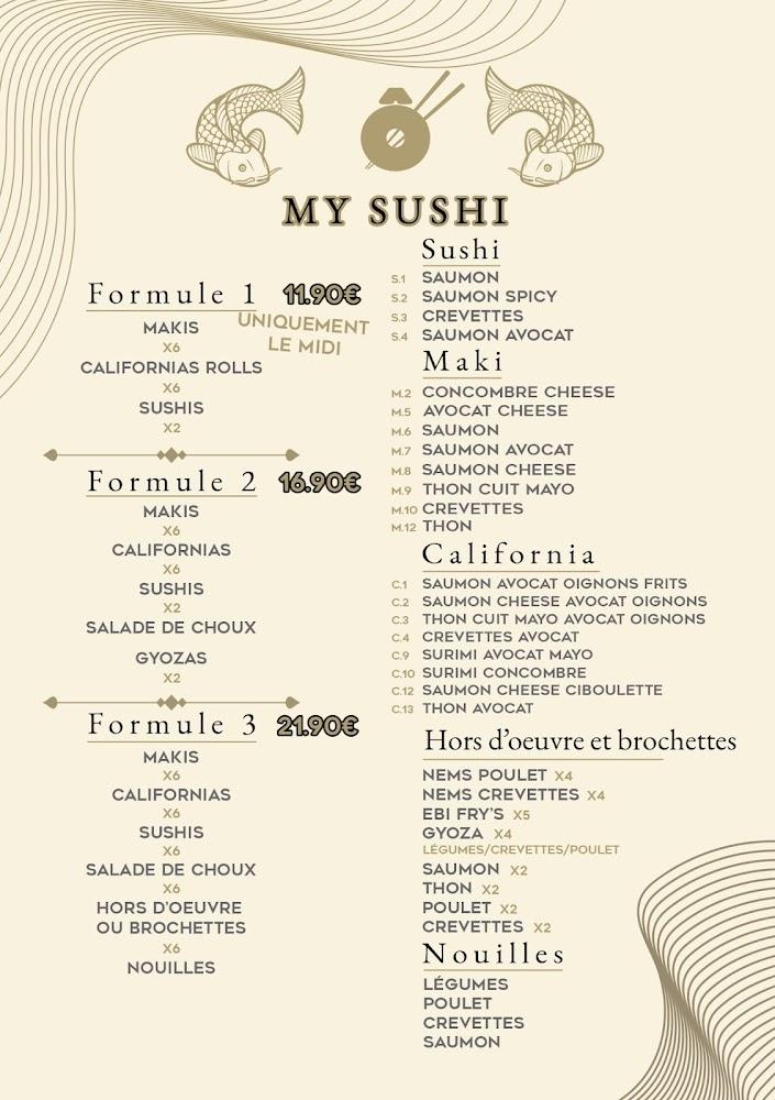 Ô My Sushi - Menu Image 3